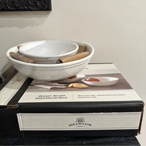 BRE & WILLOW Bristol • Set of 2 SERVING BOWLS